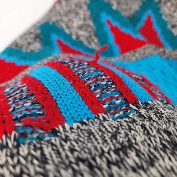 COOGI Australia Men's Wool Knit Sweaters Size M Gray Geometric Crewneck pullover - Picture 8 of 12